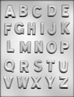 CK Products 1-1/4-Inch Alphabet Chocolate Mold