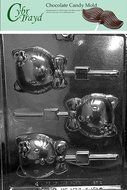 Cybrtrayd K127 Kitty Kat Pop Chocolate Candy Mold with Exclusive Cybrtrayd Copyrighted Chocolate Molding Instructions