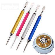 Yinyol Stailless Steel High-end Coffee Art Pen (Blue) 1 Piece