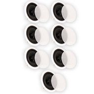 Theater Solutions CS6C In Ceiling 6.5" Speakers Surround Sound Home Theater 7 Speaker Set CS6C-7S