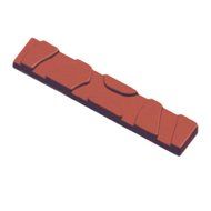 Monique Polycarbonate Chocolate Bar Molds - 8 piece Finger N2