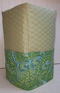 Green Blue Paisley Coffee Maker Cover (Navy Blue) N5