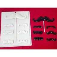 MUSTACHE STYLES ASSORTMENT chocolate candy mold