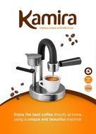 KAMIRA Moka Express 1/2 Cups Stovetop Espresso Maker, MADE IN ITALY!