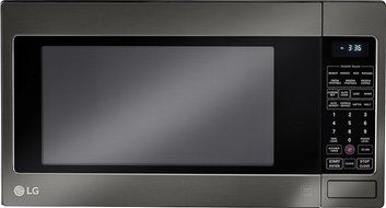 LCRT2010BD 24" 2 cu. ft. Capacity Countertop Microwave with 1200 in Black Stainless Steel N3