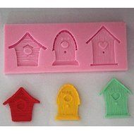 Y&amp;XL&amp;H House Door Fondant Cake Chocolate Silicone Mold Cake Decoration Tools,L11.7cmW4.6cmH1cm N3