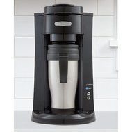 Bella Dual Brew Single Serve Coffee Maker with Bonus 14-oz. Travel Mug and K-Cup Adapter N2