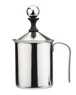 niceEshop(TM) 400ml Stainless Steel Milk Frother Hand Pump Double Mesh Milk Creamer N3