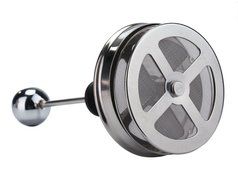 niceEshop(TM) 400ml Stainless Steel Milk Frother Hand Pump Double Mesh Milk Creamer N4