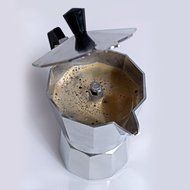 Classic 1-Cup Aluminum Stovetop Espresso Mocha Coffee Maker by Pride Of India N5