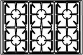 Capital Precision 36 In. Stainless Steel Gas Range Top Cooktop - GRT366N N2