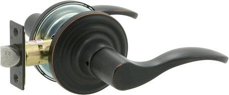 EZ-Set 502R-RY Traditional Collection Regency Series Grade 2 Privacy Door Lever, Satin Nickel