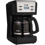 Mr. Coffee 12-Cup Red Programmable Coffee Maker with Brushed Stainless Accents N5