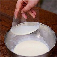 Y&amp;XL&amp;H 5Pcs Transparent Plastic Soft Scraper Cream Cake Spatula Plastic Blade Dough Knife Pastry Baking Tools N4