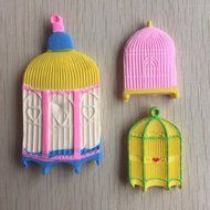 HORIEN Birdcage Design 3D Silicone Fondant Cake Mold N3