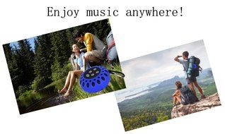 Outdoor Bluetooth Waterproof Speaker, 54MM Loud Speaker, NFC Bluetooth Speaker, Hands Free Protable Speaker, Unique... N11