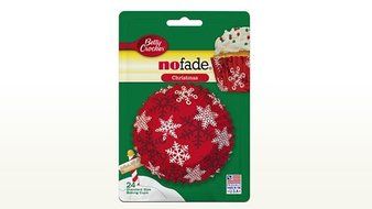 Betty Crocker NoFade Baking Cups / Cupcake Liners (Christmas (Snowflakes)) N2