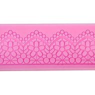 Fondant Cake Lace Sugar Craft Mat Cake Texture Decorate Molds Pink N2