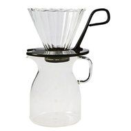 Primula Pike Pour Over Coffee Dripper and Carafe Set &ndash; Borosilicate Glass &ndash; For Light, Non-Bitter Drip Brewed... N8