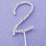 Number Two Cake Topper N17
