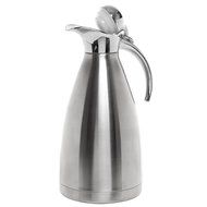 Double Wall Stainless Steel 2 Liter Vacuum Jug / Thermal Carafe / Insulated Pot for Coffee, Tea &amp; Water