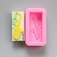 Sher Sax Chocolate Silicone Molds,Cake Molds,Soap Molds,Decoration Tools Bakeware