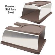 Coffee Temper Stand, DLAND Sturdy Stainless Steel Tamping Stand for Coffee Machine and Coffee Tamper Storage Base... N5