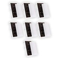 Theater Solutions CS8W In Wall 8" Speakers Surround Sound Home Theater 7 Speaker Set CS8W-7S