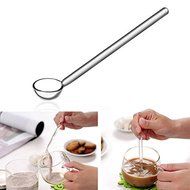 Pink Lizard Borosilicate Transparent Glass Coffee Scoop Sugar Spoon Coffee Spoon Stirring Tools