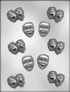 CK Products Comedy/Tragedy Masks Chocolate Mold