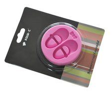 FOUR-C Sugarpaste Moulds Baby Girl Shoe Cupcake Decorating Molds Color Pink