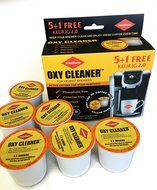 Keurig Cleaning Cups, Stain Remover, Biodegradable, Non Toxic, Coffee Stain off, 6 Cleaning k-cups N3