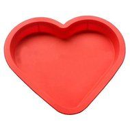 Freedi Heat Resistant Silicone Heart-Shaped Pizza Molds Bread Molds Kingsize