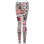 PHOTNO Fashion Women Lady Elasticity Skinny Tribal Printed Stretchy Pants Leggings N42