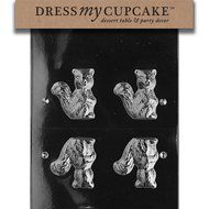Dress My Cupcake Chocolate Candy Mold, 3D Squirrel