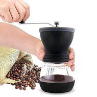 VVBOX Manual Coffee Grinders with Ceramic Burr &amp; Hand Crank Grinding Mill for Coffee Beans / Espresso N7
