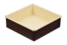 Parukinzoku Raffine fluorine processing Square cake baked type 15cm - Made in Japan D-6120 N2