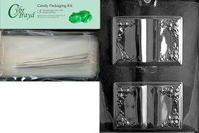 Cybrtrayd R002 Book Chocolate Candy Mold with Exclusive Cybrtrayd Copyrighted Chocolate Molding Instructions plus... N5