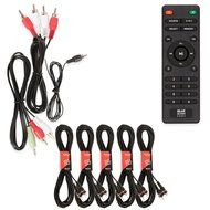 Blue Octave B51 Home Theater 5.1 Powered FM Speaker System with USB / SD and 5 Extension Cables