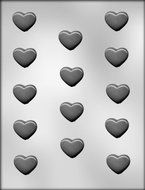 CK Products 1-1/4-Inch Plain Heart Chocolate Mold