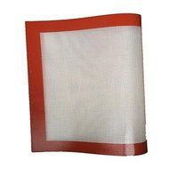 Sher Heat Resistant Non-stick FDA Silicone Fiberglass Baking Mat (random color) N4