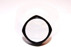 1 (one) Clear-silicone Square Ring mold 8mm Height. Sizes 6,7,8,9,10,11,12 for your choice.(1-38) N5