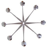 CHICHIC 8 Pcs Stainless Steel Tableware Creative Flower Coffee Spoon, Stirring Spoon, Sugar Spoon, Stir Bar Spoon... N20