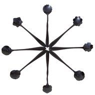 CHICHIC 8 Pcs Stainless Steel Tableware Creative Flower Coffee Spoon, Stirring Spoon, Sugar Spoon, Stir Bar Spoon... N25