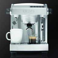 KRUPS XP6180 Full Stainless Steel Twin Thermo Block Professional Espresso Machine, Silver N5