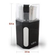 MIRA Electric Spice and Coffee Grinder, Stainless Steel Blades, Removable Cup, Cleaning Brush N4