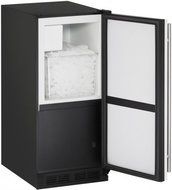 U-Line UBI1215W00B 15&quot; 1000 Series Freestanding and Built-In Ice Maker with 25 lbs., in White N2