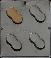 Nutter Butter Chocolate Cookie Sandwich Mold Candy Mold 1680