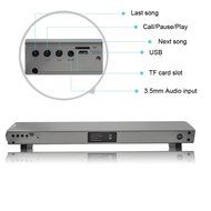 Elecsoul 10W (5Wx2) 3.0 USB Wireless Bluetooth Soundbar with Passive Radiators Support, 3.5 AUX and TF Card -... N3