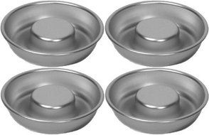 Alan Silverwood 4&frac14;" Baby Savarin (Rum Baba) Cake mould mold pan, set of 4, 54744